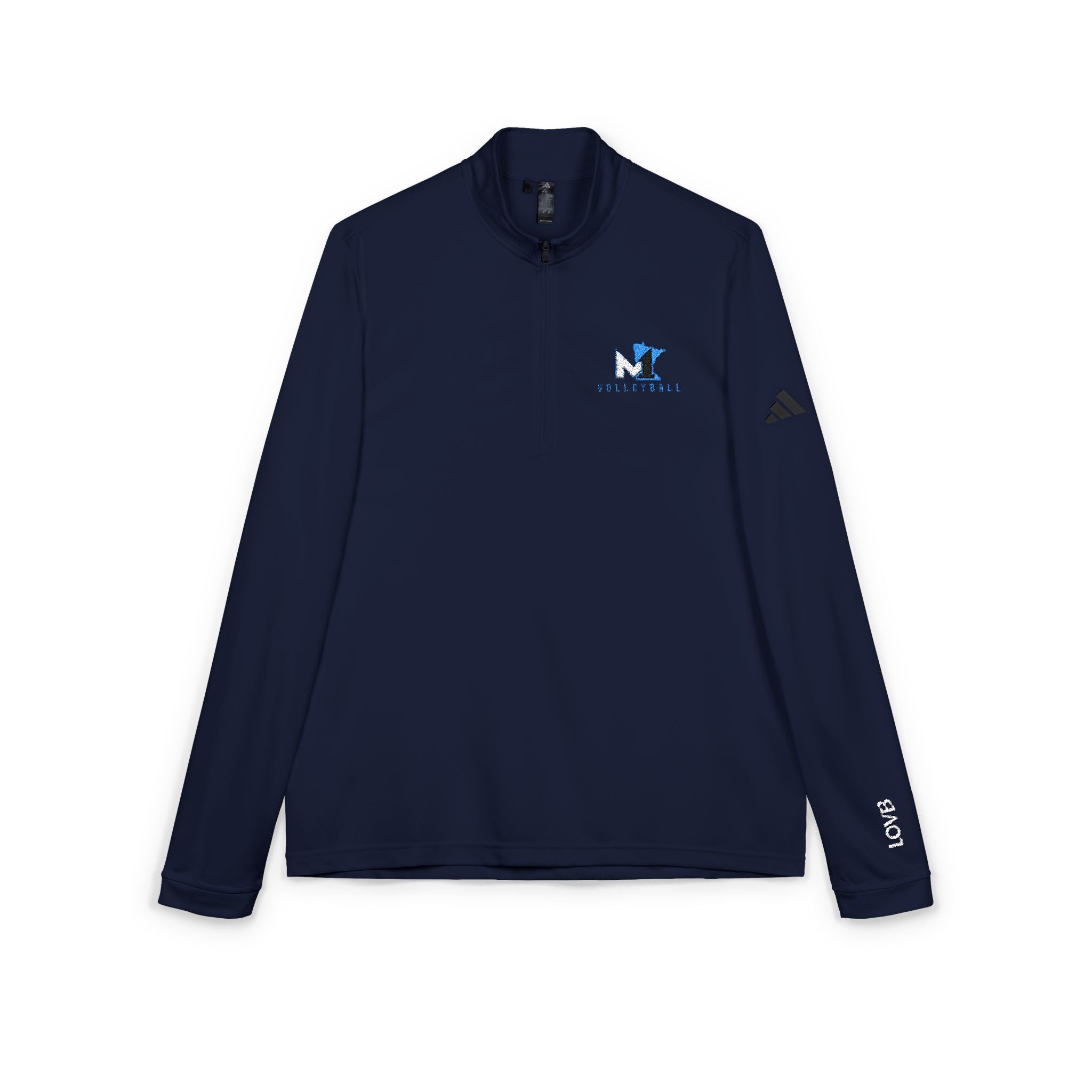 M1 LOVB Embroidered Quarter Zip – M1VB
