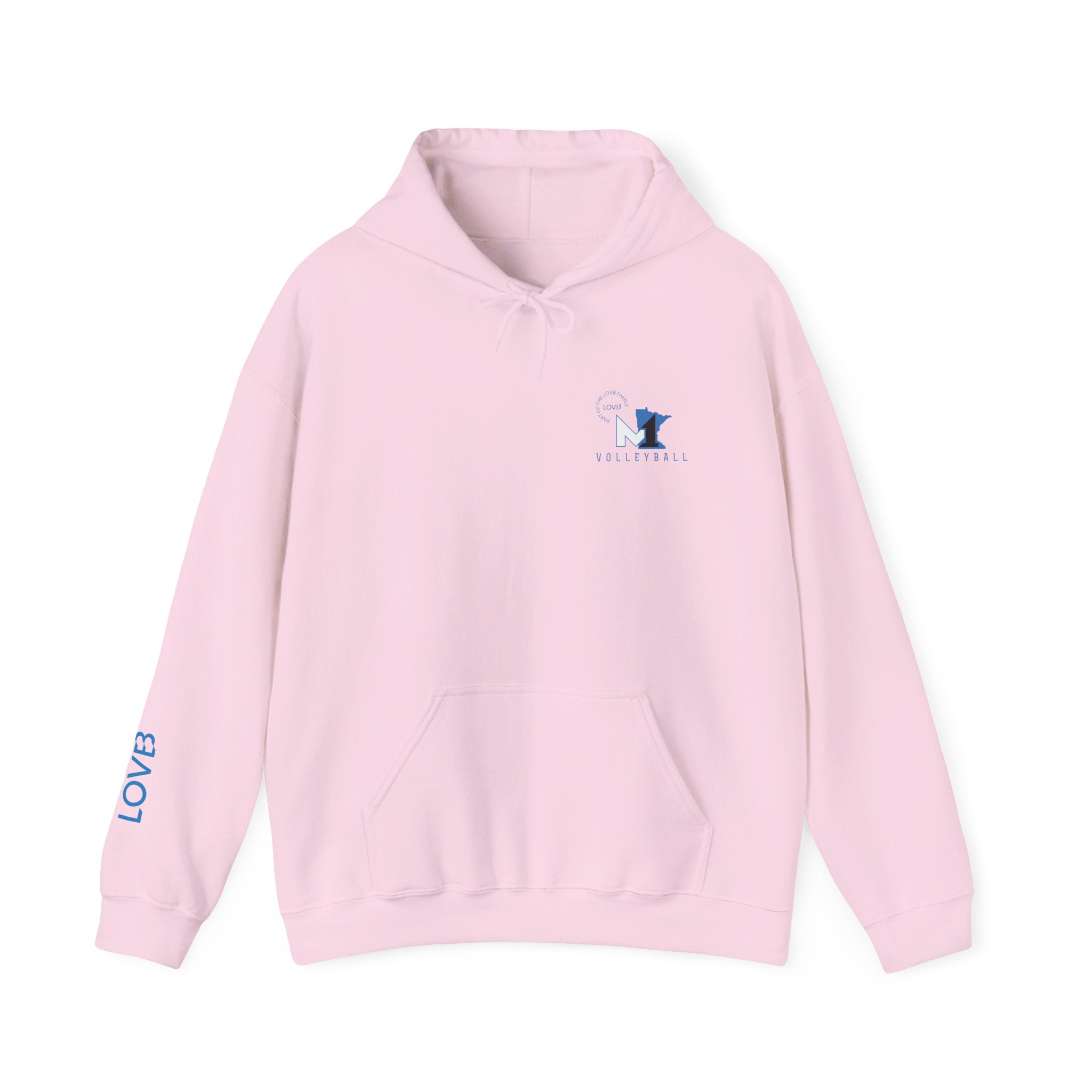 M1 LOVB Hoodie Light Pink