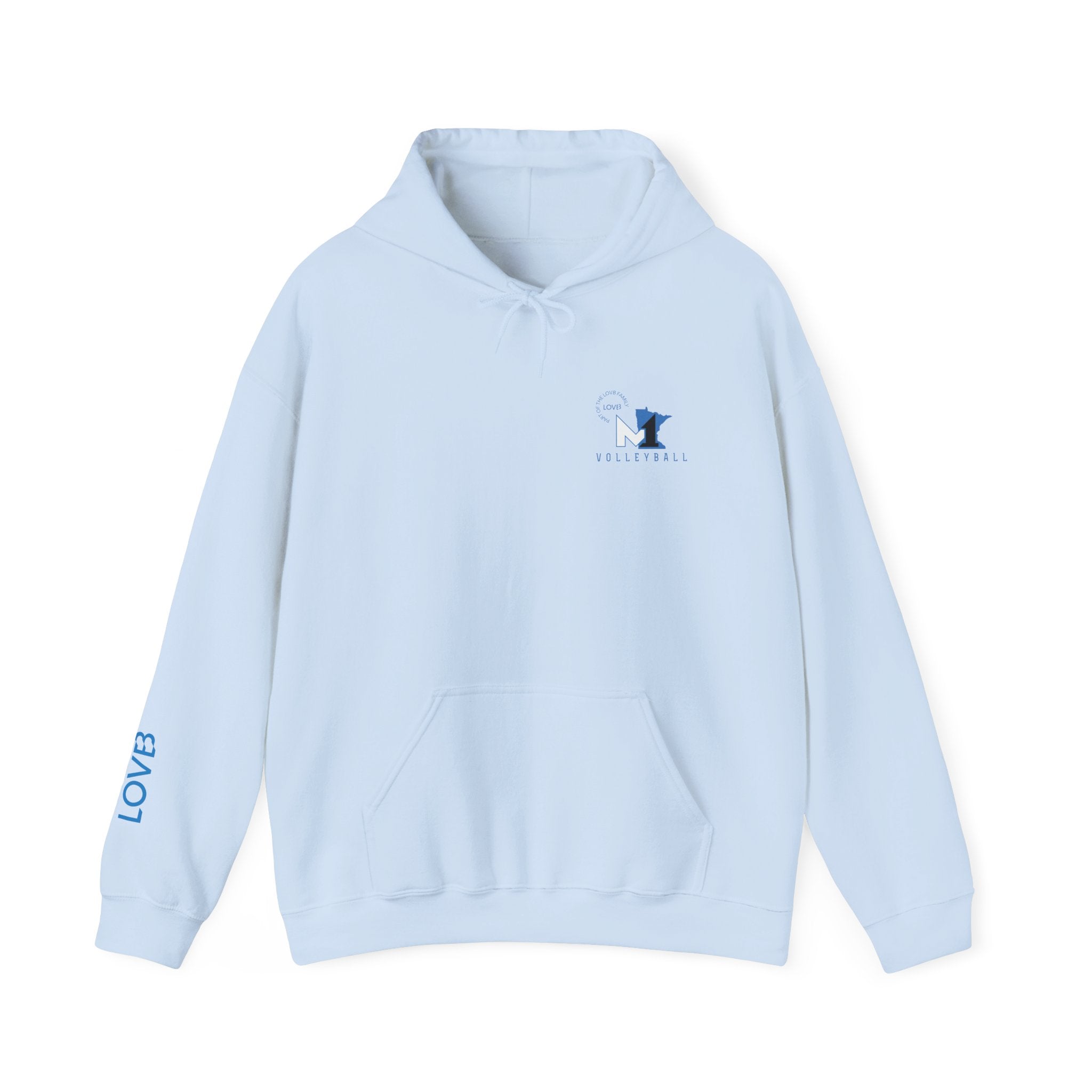 M1 LOVB Hoodie Light Blue